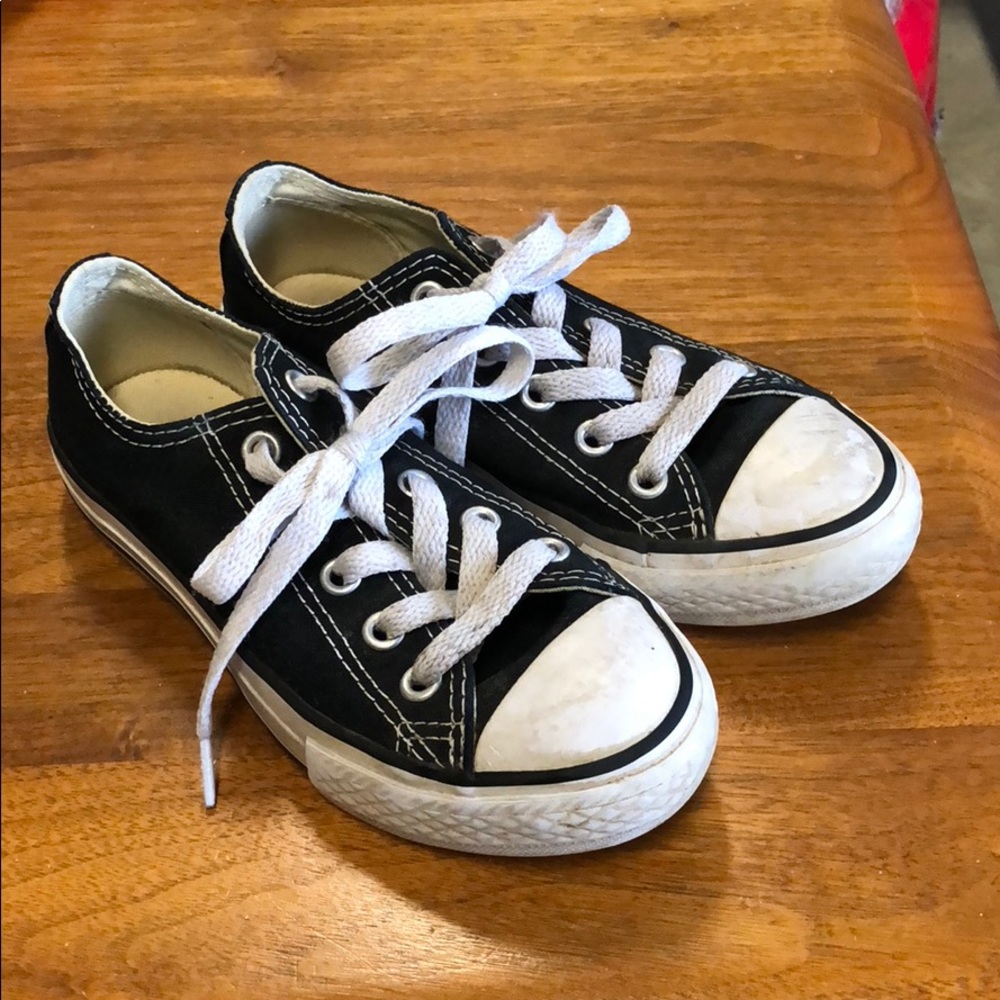 Black converse all stars 11.5